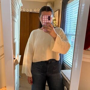 Cream Long Sleeve Sweater